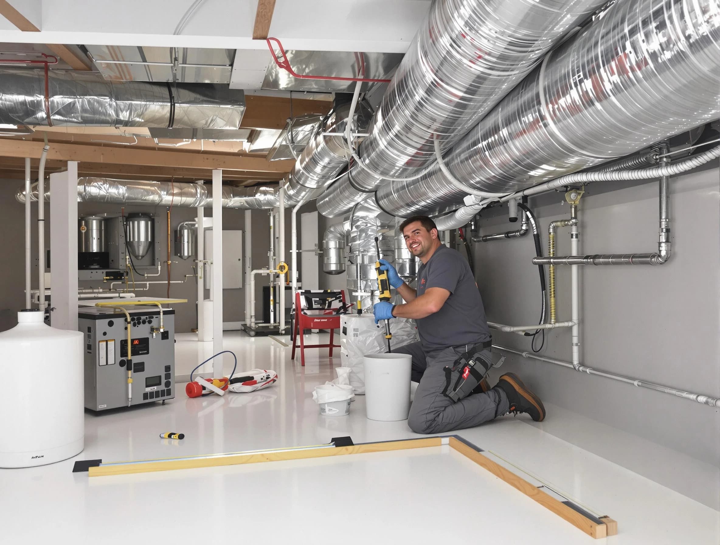 Professional duct sealing service by Millcreek Air Duct Cleaning in Millcreek