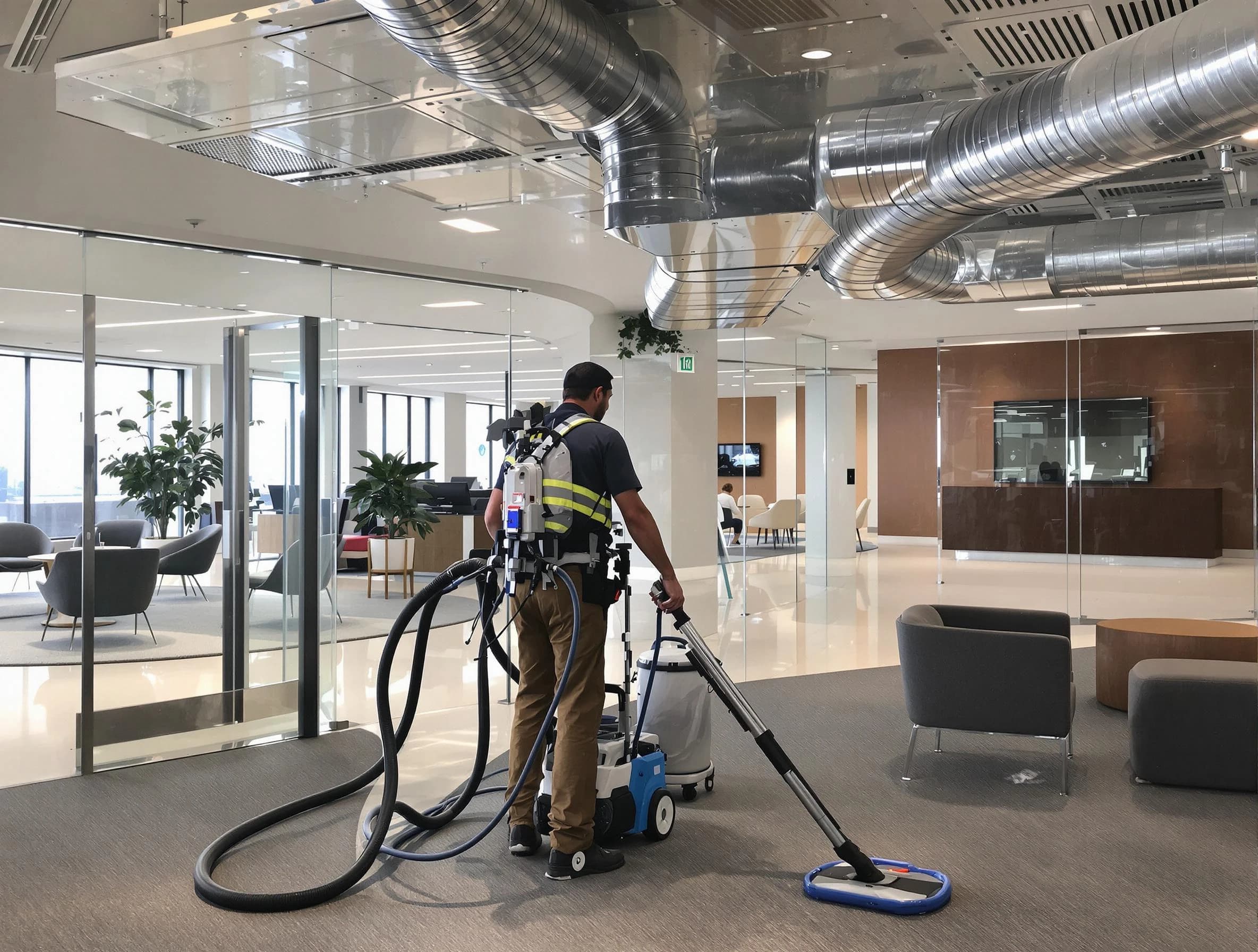 Commercial duct cleaning service by Millcreek Air Duct Cleaning in Millcreek