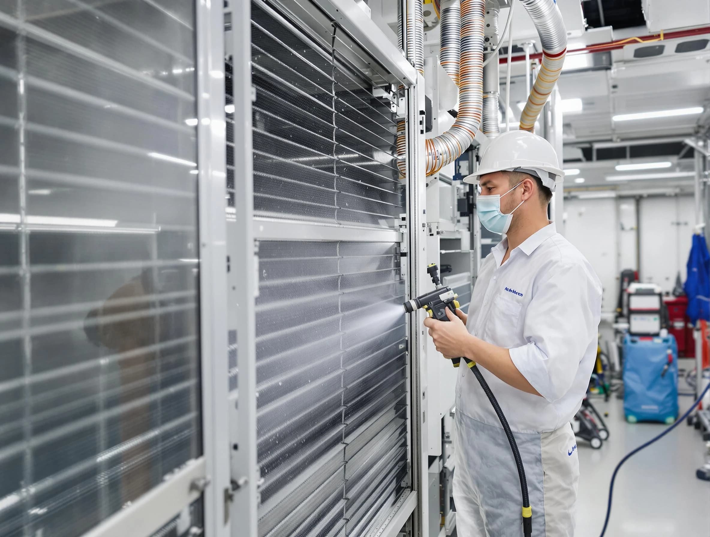 Professional AC coil cleaning by Millcreek Air Duct Cleaning in Millcreek