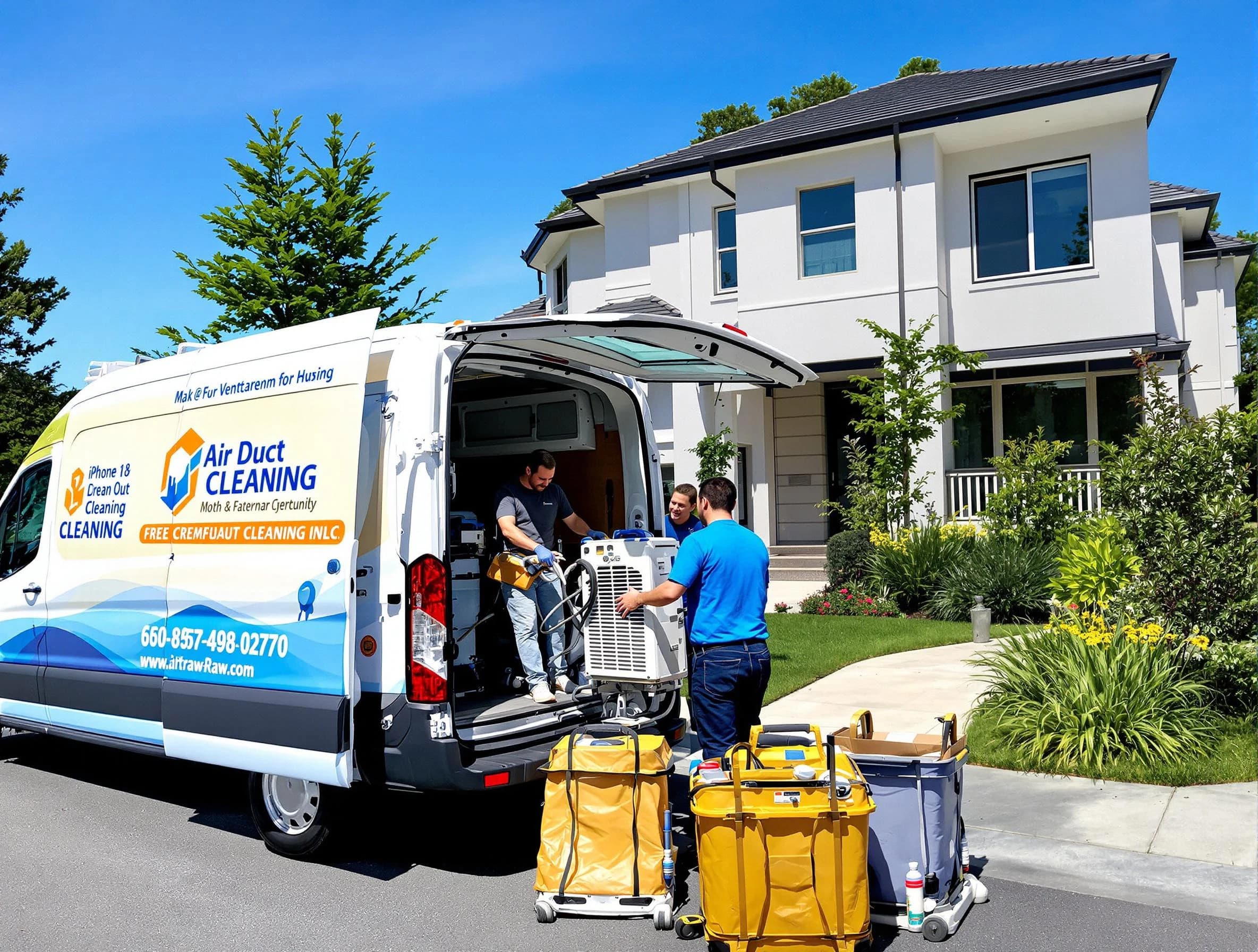 Millcreek Air Duct Cleaning technician performing professional air duct cleaning in Millcreek