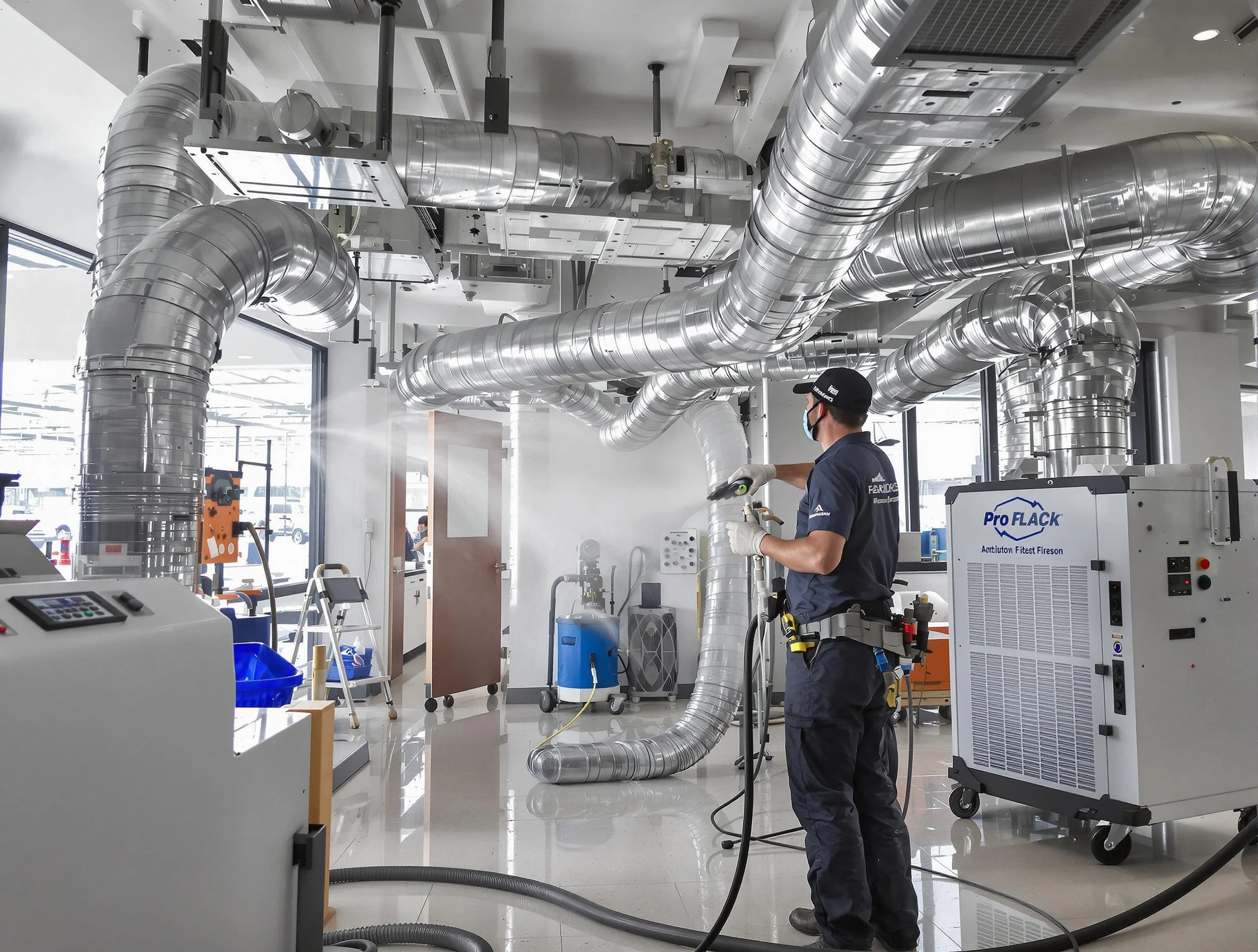Negative Pressure Air Duct Cleaning in Millcreek