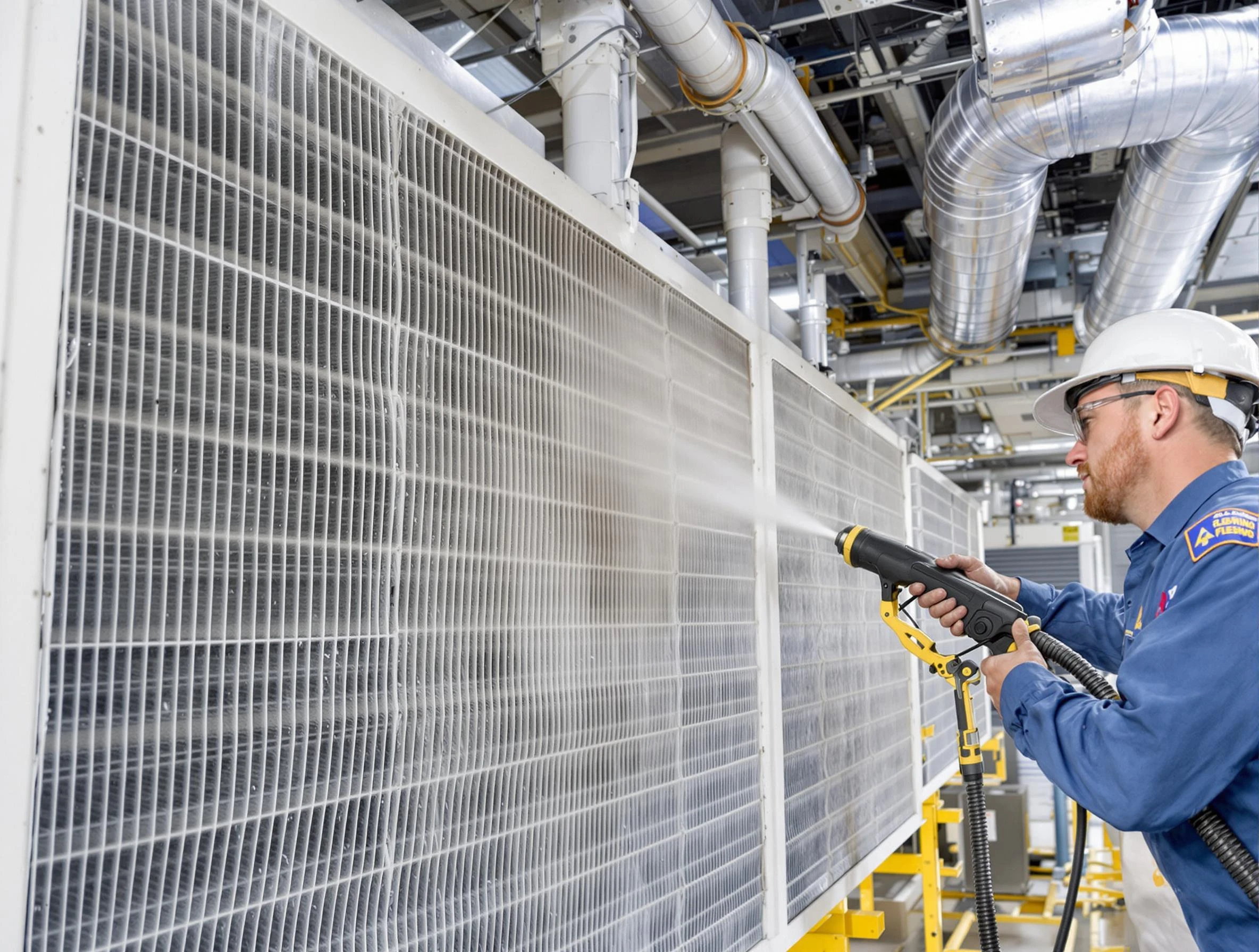 Professional commercial coil cleaning by Millcreek Air Duct Cleaning in Millcreek
