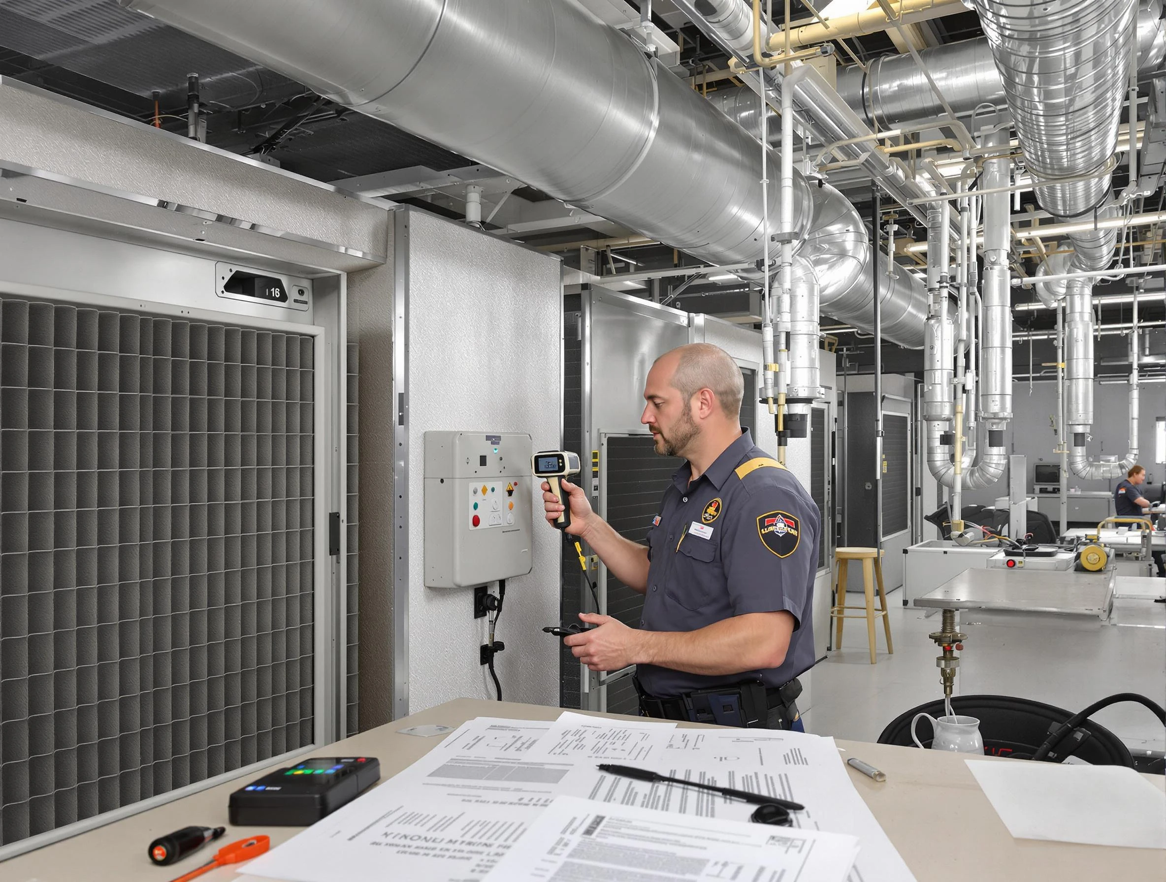 Professional filter system inspection by Millcreek Air Duct Cleaning in Millcreek
